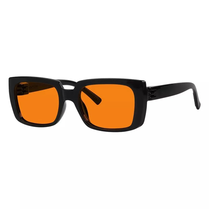 eyekeeper.com 100% Blue Blocking Orange Glasses for Sleep Metalless Screwless NR9107-B98 Eyeglasses