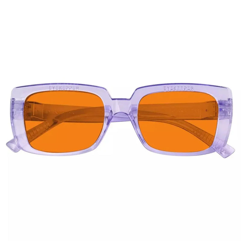 eyekeeper.com 100% Blue Blocking Orange Glasses for Sleep Metalless Screwless NR9107-B98 Eyeglasses