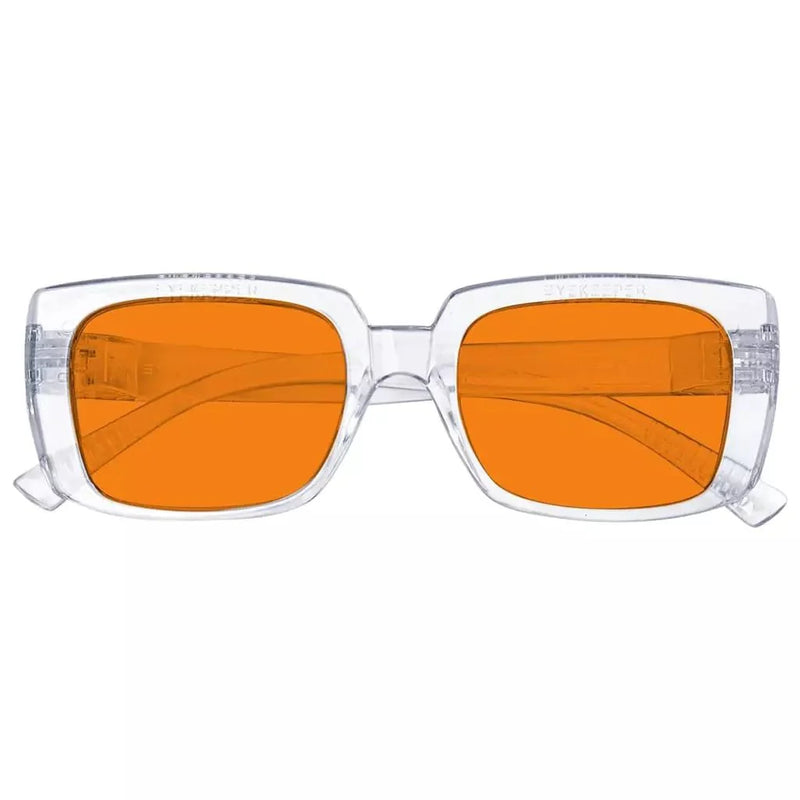 eyekeeper.com 100% Blue Blocking Orange Glasses for Sleep Metalless Screwless NR9107-B98 Eyeglasses