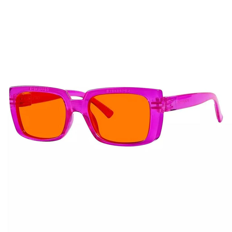 eyekeeper.com 100% Blue Blocking Orange Glasses for Sleep Metalless Screwless NR9107-B98 Eyeglasses