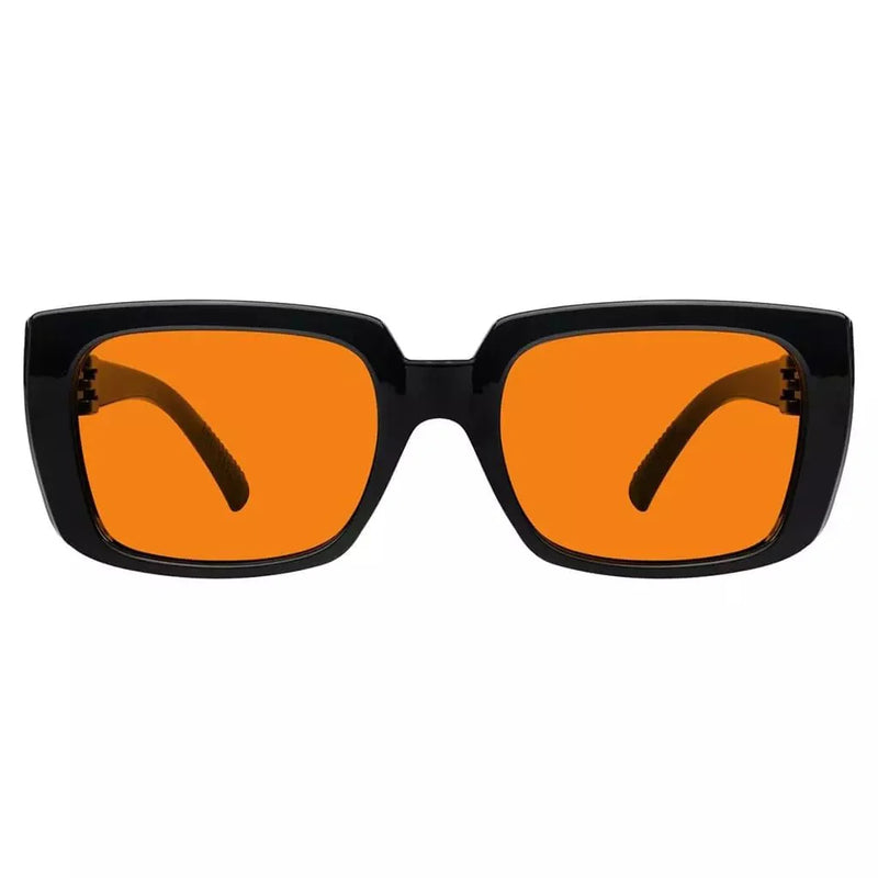 eyekeeper.com 100% Blue Blocking Orange Glasses for Sleep Metalless Screwless NR9107-B98 Eyeglasses