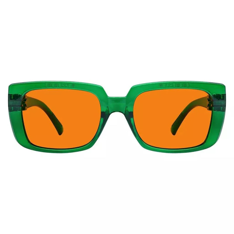 eyekeeper.com 100% Blue Blocking Orange Glasses for Sleep Metalless Screwless NR9107-B98 Eyeglasses