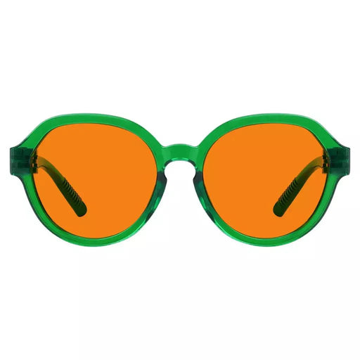 eyekeeper.com 100% Blue Blocking Orange Glasses Oversized Metalless Nighttime Eyewear R2317-B98 Eyeglasses