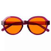 eyekeeper.com 100% Blue Blocking Orange Glasses Oversized Metalless Nighttime Eyewear R2317-B98 Eyeglasses