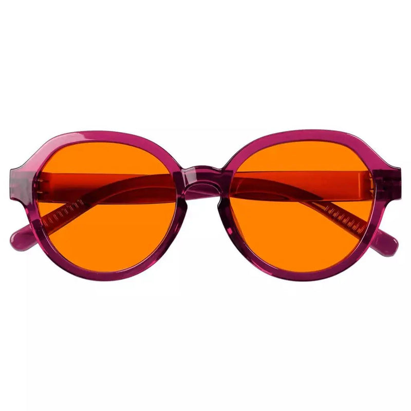 eyekeeper.com 100% Blue Blocking Orange Glasses Oversized Metalless Nighttime Eyewear R2317-B98 Eyeglasses