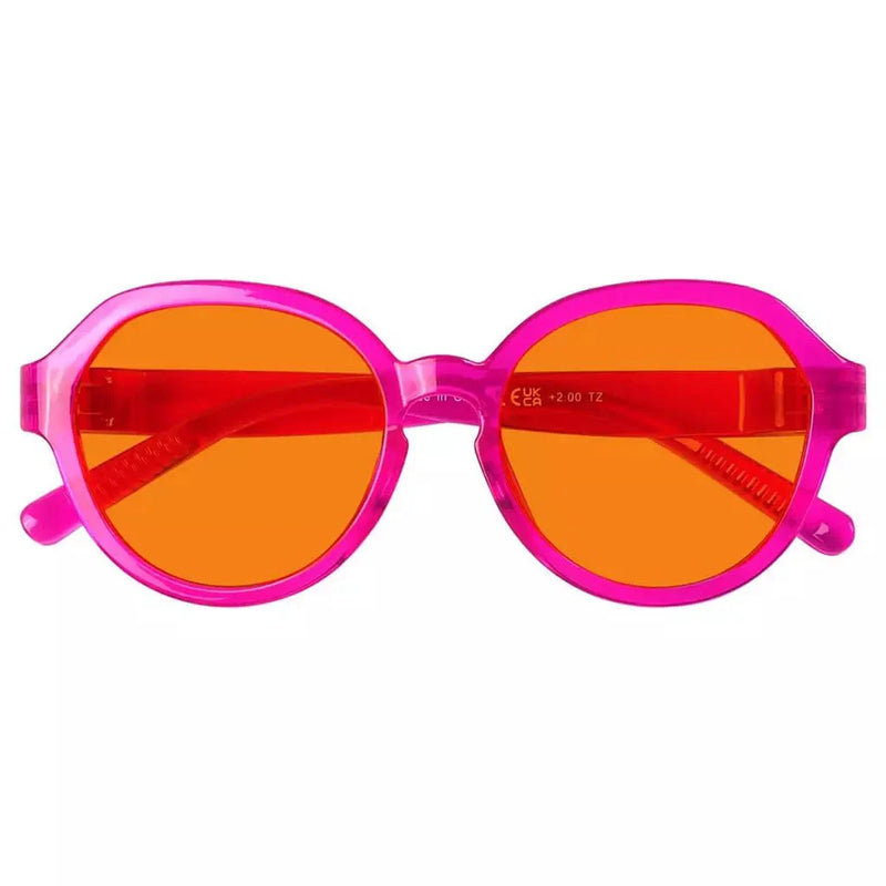 eyekeeper.com 100% Blue Blocking Orange Glasses Oversized Metalless Nighttime Eyewear R2317-B98 Eyeglasses