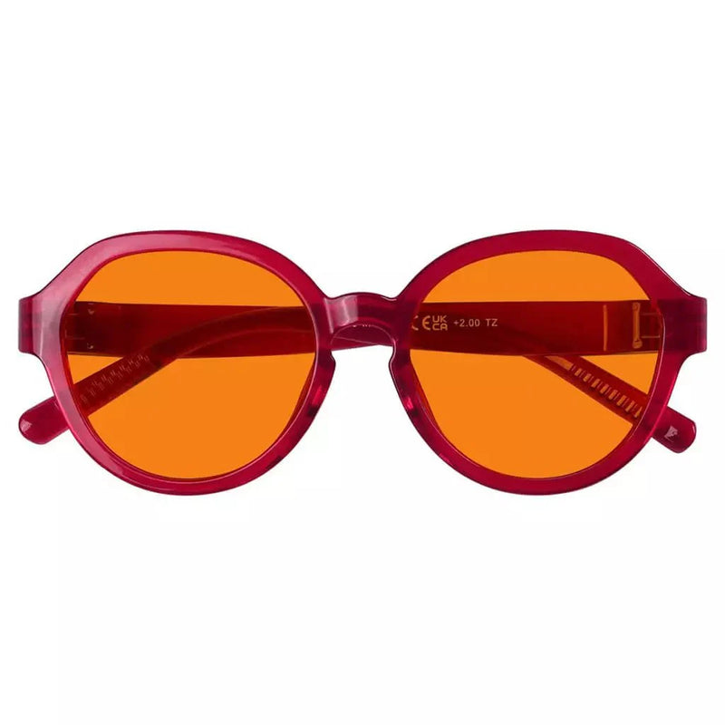 eyekeeper.com 100% Blue Blocking Orange Glasses Oversized Metalless Nighttime Eyewear R2317-B98 Eyeglasses