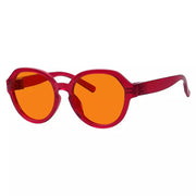 eyekeeper.com 100% Blue Blocking Orange Glasses Oversized Metalless Nighttime Eyewear R2317-B98 Eyeglasses