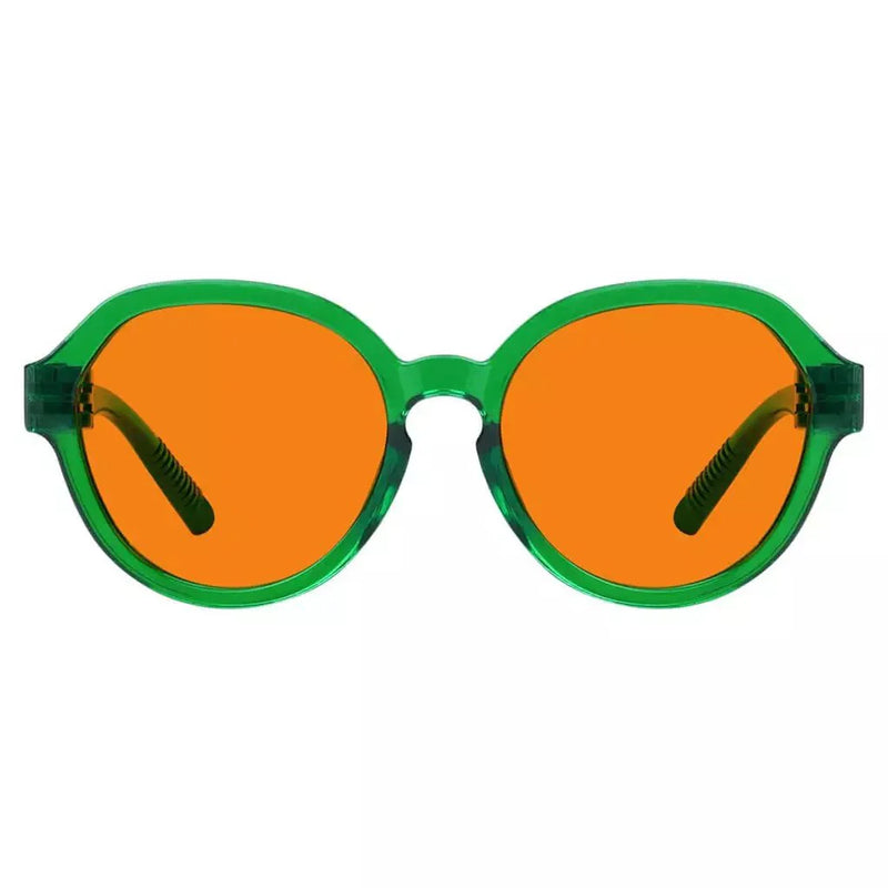 eyekeeper.com 100% Blue Blocking Orange Glasses Oversized Metalless Nighttime Eyewear R2317-B98 Eyeglasses