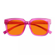 eyekeeper.com 100% Blue Blocking Orange Lens for Sleep Metalless Glasses R2144-B98 Eyeglasses