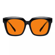 eyekeeper.com 100% Blue Blocking Orange Lens for Sleep Metalless Glasses R2144-B98 Eyeglasses