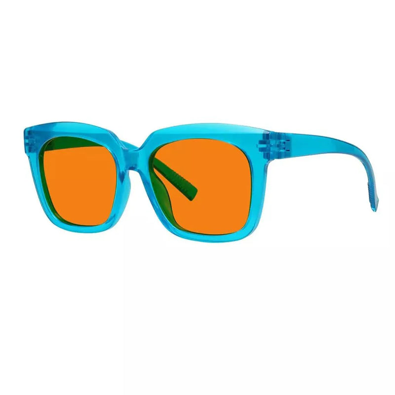 eyekeeper.com 100% Blue Blocking Orange Lens for Sleep Metalless Glasses R2144-B98 Eyeglasses