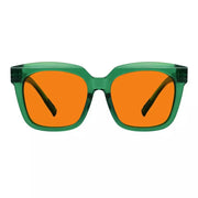 eyekeeper.com 100% Blue Blocking Orange Lens for Sleep Metalless Glasses R2144-B98 Eyeglasses