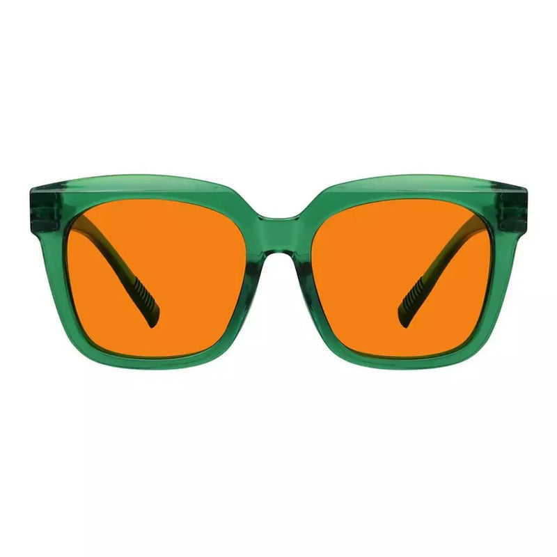 eyekeeper.com 100% Blue Blocking Orange Lens for Sleep Metalless Glasses R2144-B98 Eyeglasses