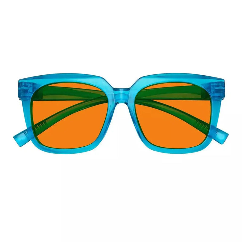 eyekeeper.com 100% Blue Blocking Orange Lens for Sleep Metalless Glasses R2144-B98 Eyeglasses