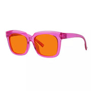 eyekeeper.com 100% Blue Blocking Orange Lens for Sleep Metalless Glasses R2144-B98 Eyeglasses