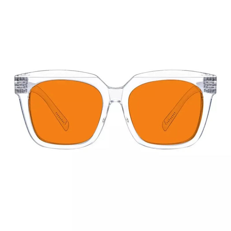eyekeeper.com 100% Blue Blocking Orange Lens for Sleep Metalless Glasses R2144-B98 Eyeglasses