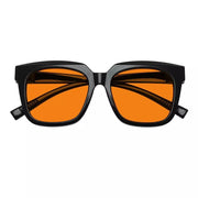 eyekeeper.com 100% Blue Blocking Orange Lens for Sleep Metalless Glasses R2144-B98 Eyeglasses