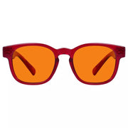 eyekeeper.com 100% Blue Blocking Orange Lens Square Metalless Glasses NR144-B98 Eyeglasses
