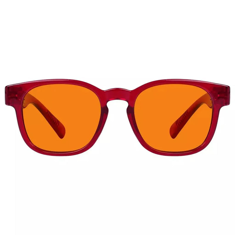 eyekeeper.com 100% Blue Blocking Orange Lens Square Metalless Glasses NR144-B98 Eyeglasses