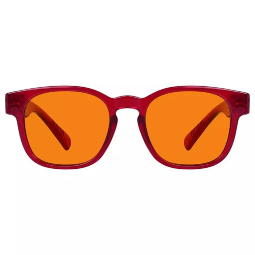eyekeeper.com 100% Blue Blocking Orange Lens Square Metalless Glasses NR144-B98 Eyeglasses