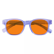 eyekeeper.com 100% Blue Blocking Orange Lens Square Metalless Glasses NR144-B98 Eyeglasses