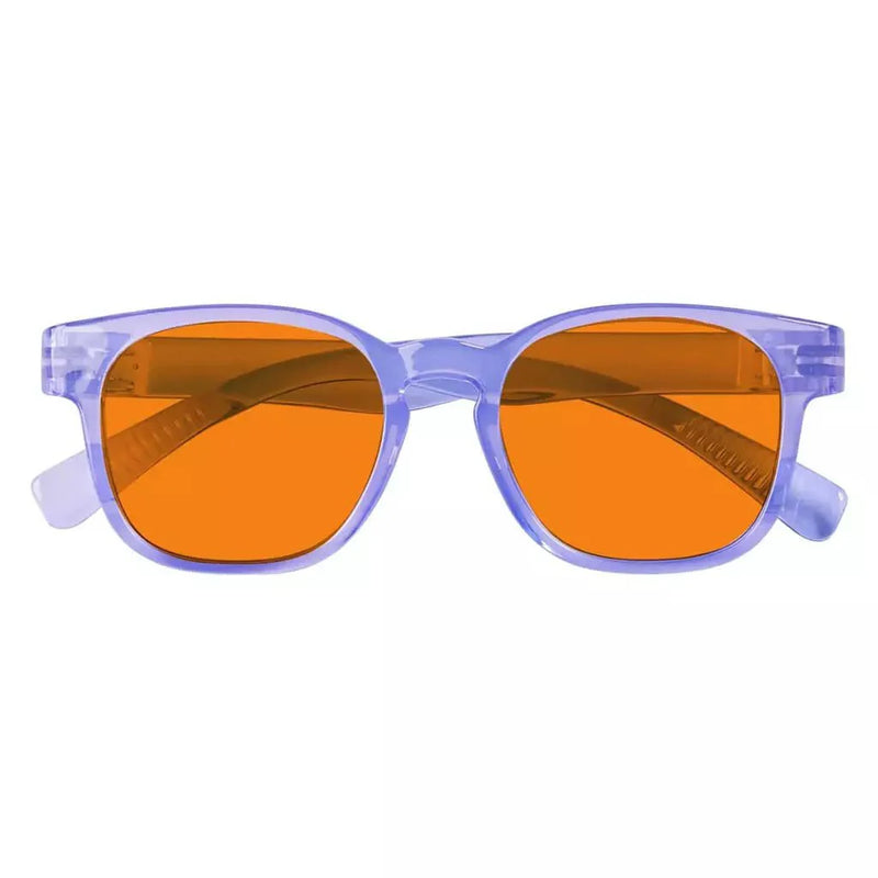 eyekeeper.com 100% Blue Blocking Orange Lens Square Metalless Glasses NR144-B98 Eyeglasses