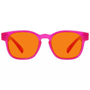 eyekeeper.com 100% Blue Blocking Orange Lens Square Metalless Glasses NR144-B98 Eyeglasses