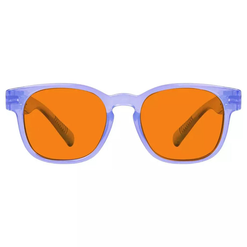 eyekeeper.com 100% Blue Blocking Orange Lens Square Metalless Glasses NR144-B98 Eyeglasses