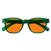 eyekeeper.com 100% Blue Blocking Orange Lens Square Metalless Glasses NR144-B98 Eyeglasses
