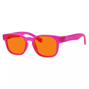 eyekeeper.com 100% Blue Blocking Orange Lens Square Metalless Glasses NR144-B98 Eyeglasses