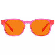 eyekeeper.com 100% Blue Blocking Orange Lens Square Metalless Glasses NR144-B98 Eyeglasses