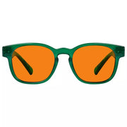 eyekeeper.com 100% Blue Blocking Orange Lens Square Metalless Glasses NR144-B98 Eyeglasses