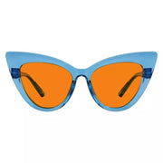 eyekeeper.com 100% Blue Light Blocking Orange Cat-eye Nighttime Glasses R2318-B98 Eyeglasses