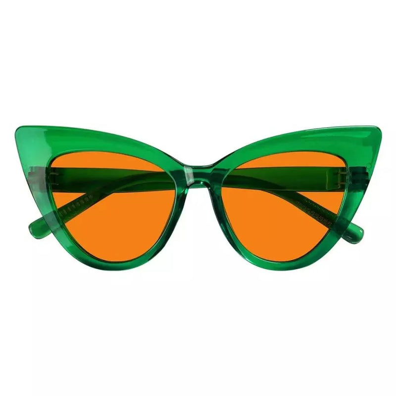 eyekeeper.com 100% Blue Light Blocking Orange Cat-eye Nighttime Glasses R2318-B98 Eyeglasses