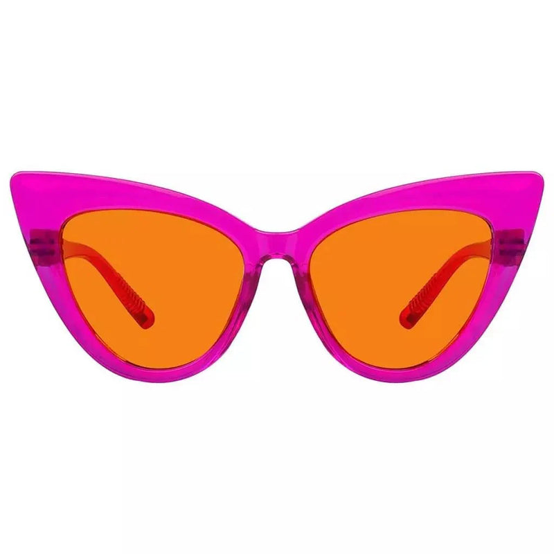 eyekeeper.com 100% Blue Light Blocking Orange Cat-eye Nighttime Glasses R2318-B98 Eyeglasses