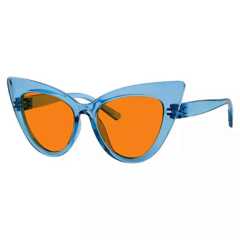 eyekeeper.com 100% Blue Light Blocking Orange Cat-eye Nighttime Glasses R2318-B98 Eyeglasses