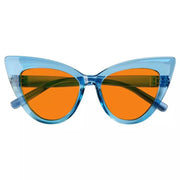 eyekeeper.com 100% Blue Light Blocking Orange Cat-eye Nighttime Glasses R2318-B98 Eyeglasses