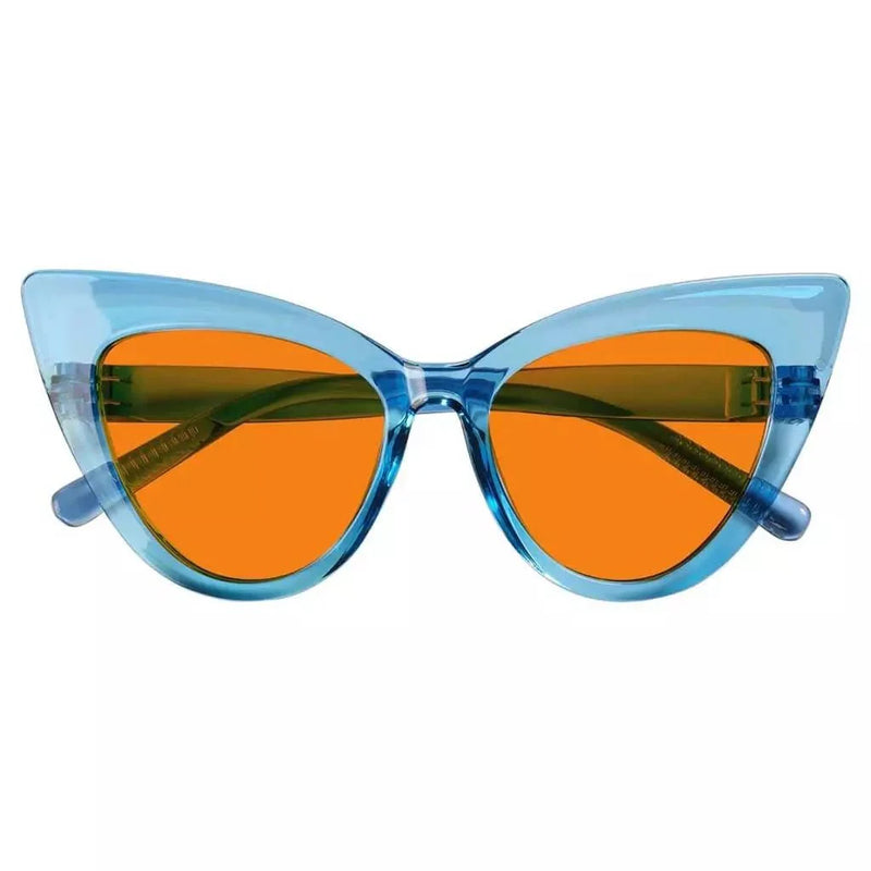 eyekeeper.com 100% Blue Light Blocking Orange Cat-eye Nighttime Glasses R2318-B98 Eyeglasses