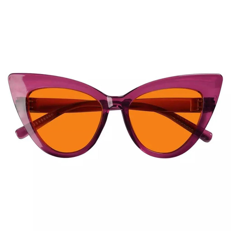 eyekeeper.com 100% Blue Light Blocking Orange Cat-eye Nighttime Glasses R2318-B98 Eyeglasses