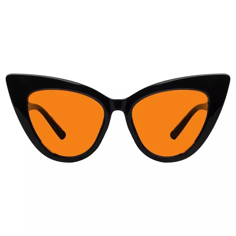 eyekeeper.com 100% Blue Light Blocking Orange Cat-eye Nighttime Glasses R2318-B98 Eyeglasses