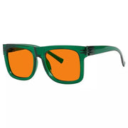 eyekeeper.com 100% Blue Light Blocking Orange Glasses Metalless Screwless Eyewear R2316-B98 Eyeglasses
