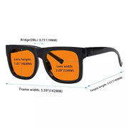 eyekeeper.com 6 Pack 100% Blue Blocking Orange Glasses Nighttime Metalless Screwless Eyewear R2316-B98 Eyeglasses