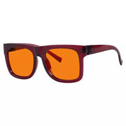 eyekeeper.com 100% Blue Light Blocking Orange Glasses Metalless Screwless Eyewear R2316-B98 Eyeglasses