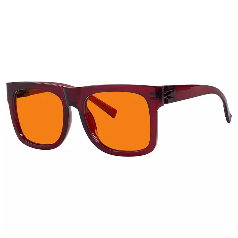 eyekeeper.com 100% Blue Light Blocking Orange Glasses Metalless Screwless Eyewear R2316-B98 Eyeglasses