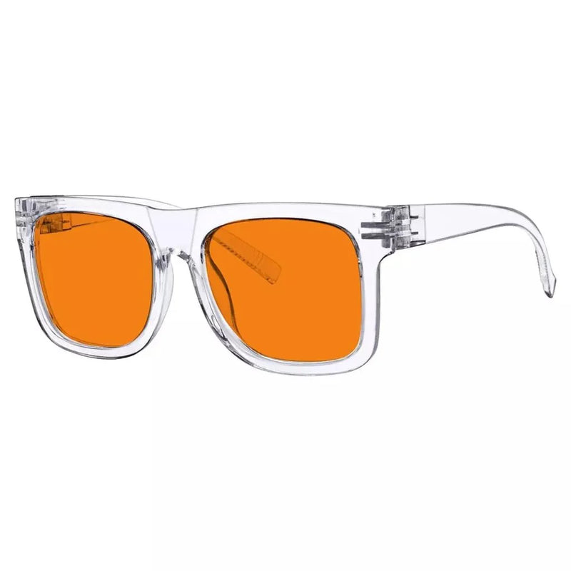 eyekeeper.com 100% Blue Light Blocking Orange Glasses Metalless Screwless Eyewear R2316-B98 Eyeglasses