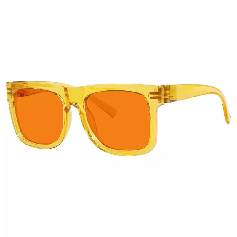 eyekeeper.com 100% Blue Light Blocking Orange Glasses Metalless Screwless Eyewear R2316-B98 Eyeglasses