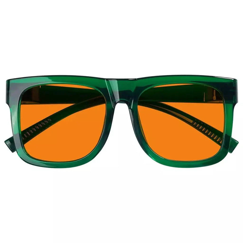 eyekeeper.com 100% Blue Light Blocking Orange Glasses Metalless Screwless Eyewear R2316-B98 Eyeglasses
