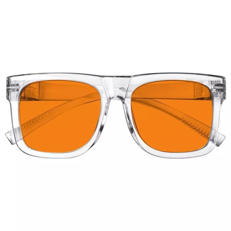 eyekeeper.com 100% Blue Light Blocking Orange Glasses Metalless Screwless Eyewear R2316-B98 Eyeglasses