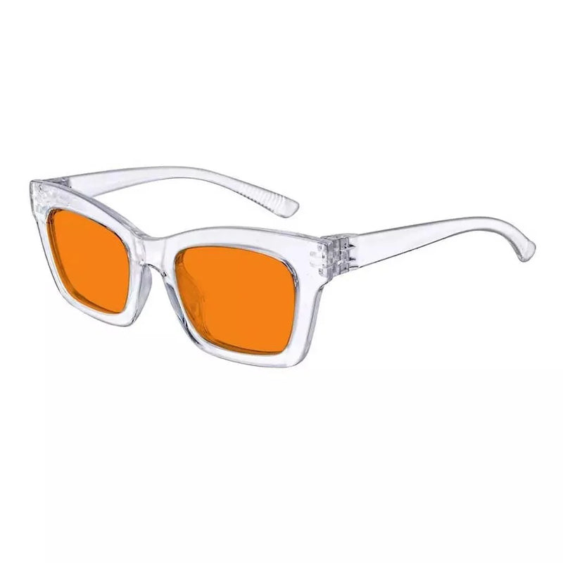 eyekeeper.com 100% Blue Light Blocking Orange Glasses Metalless Screwless R2308-B98 Eyeglasses